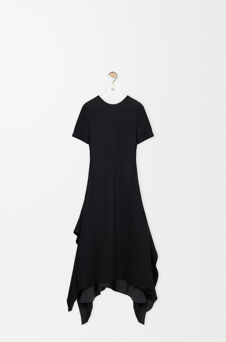 LOEWE Vestido en viscosa elástica Negro