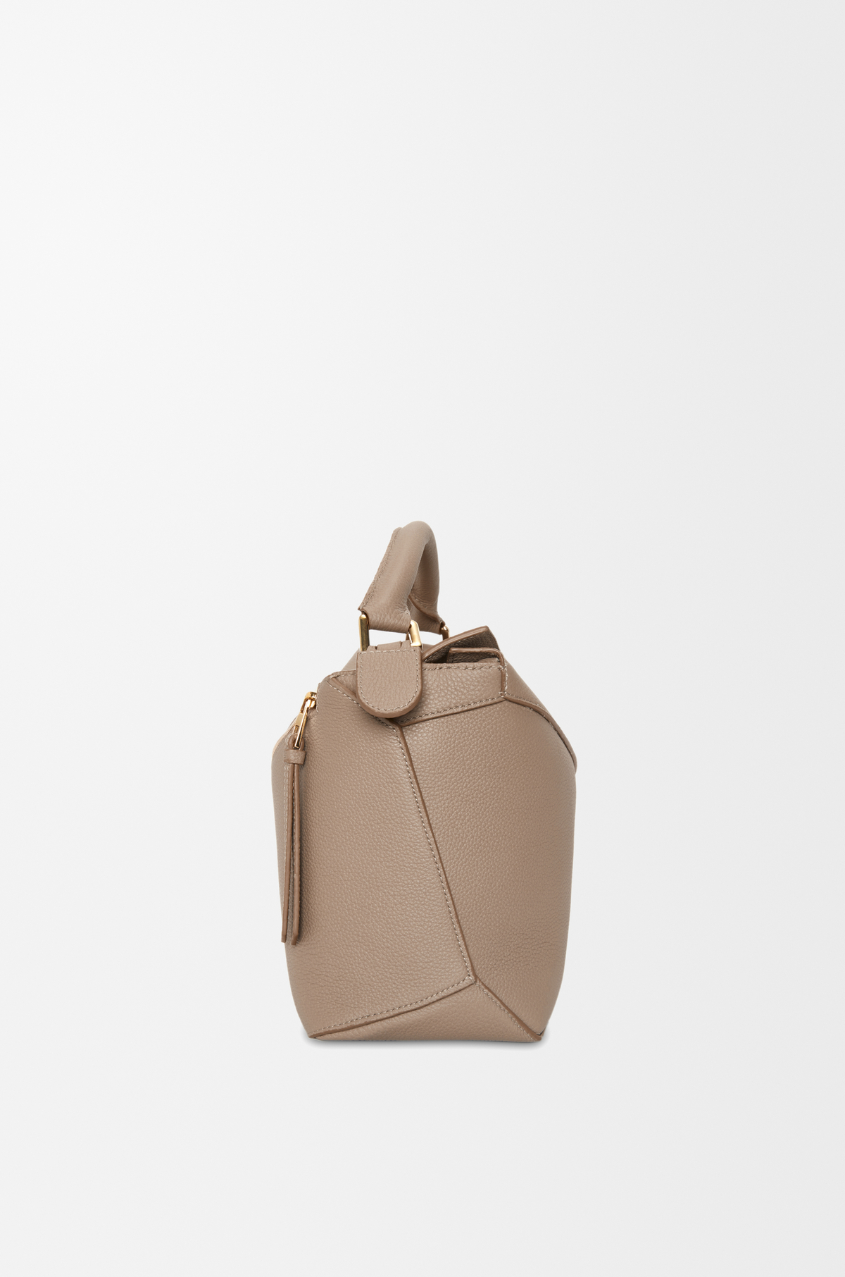 Medium Puzzle Edge bag in soft grained calfskin Beige - LOEWE 