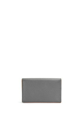 LOEWE Anagram business cardholder in pebble grain calfskin Asphalt Grey plp_rd