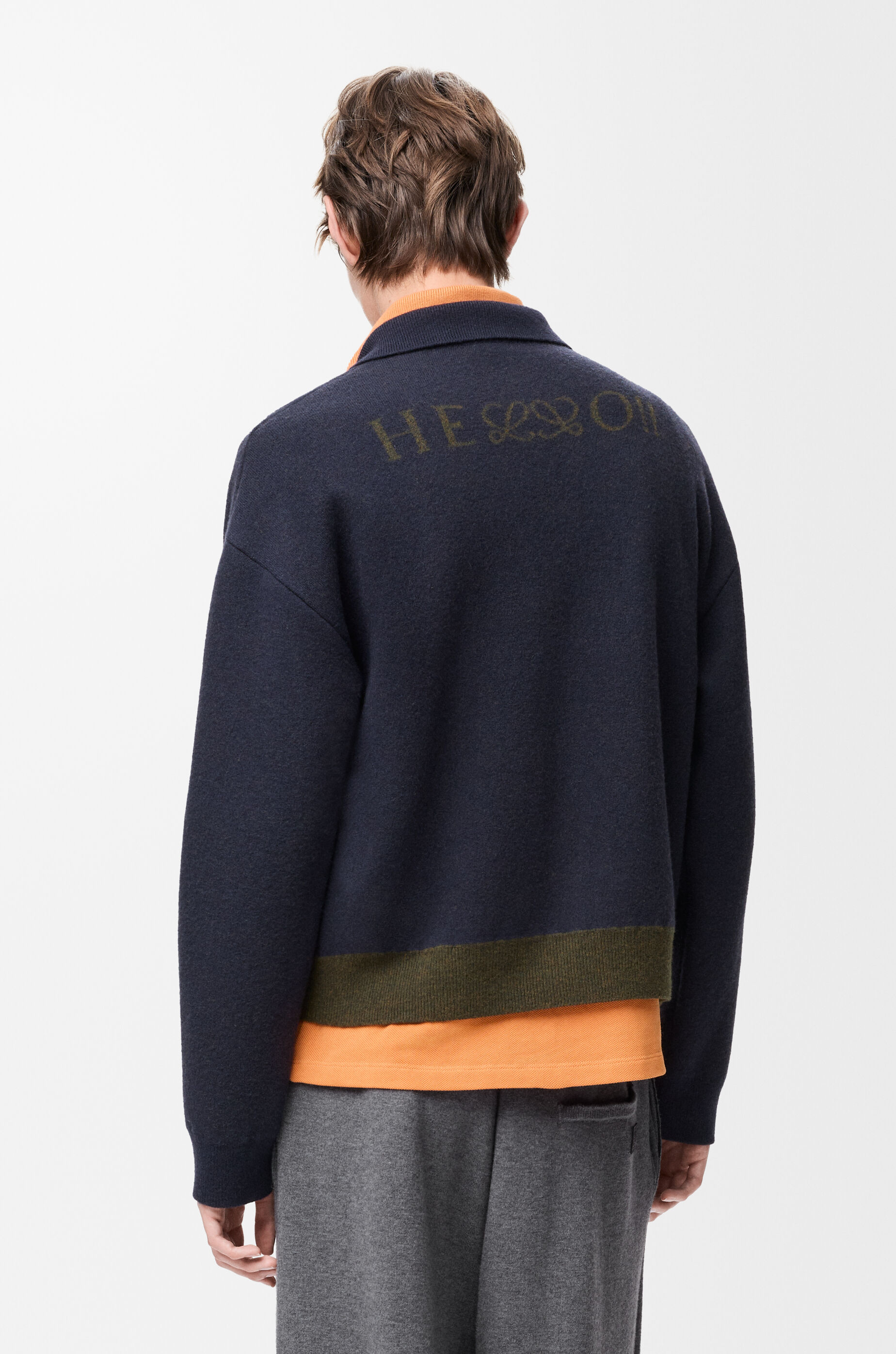 ポロ セーター（ウール） ブルー - LOEWE Japan official website