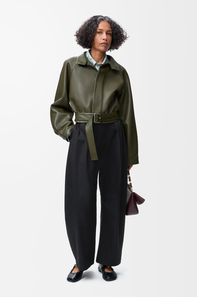 LOEWE バレル トラウザーズ（コットン&シルク） ブラック