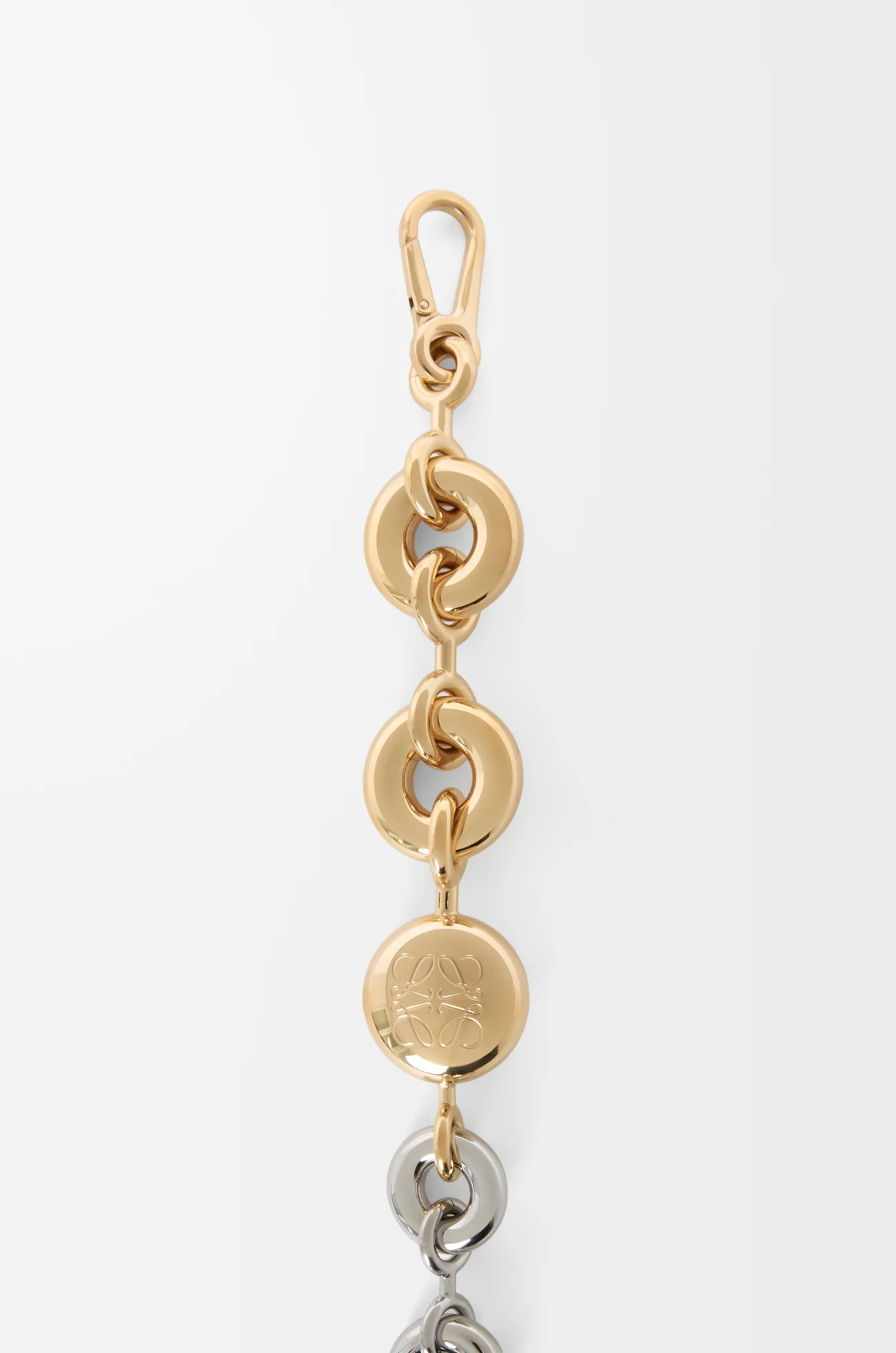 LOEWE バイカラー ドーナツチェーン シルバー/ゴールド