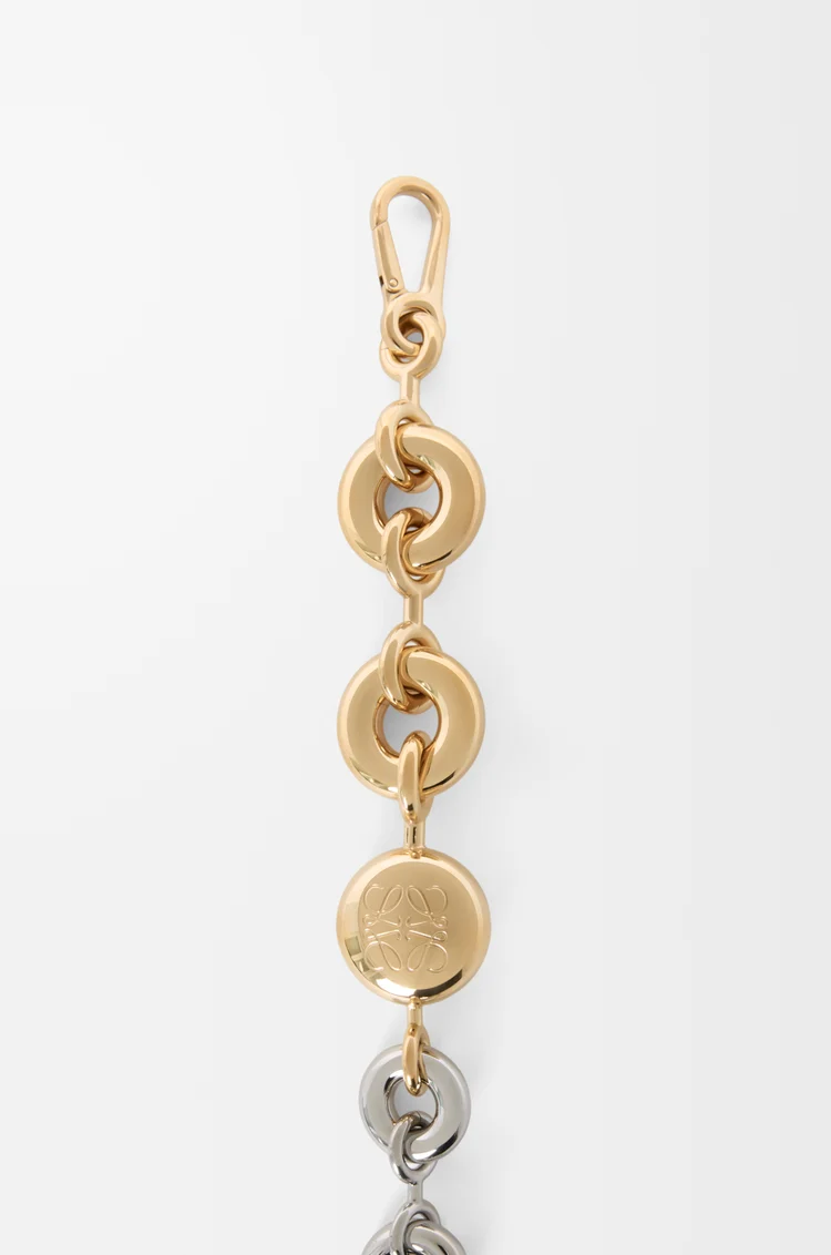 LOEWE バイカラー ドーナツチェーン シルバー/ゴールド