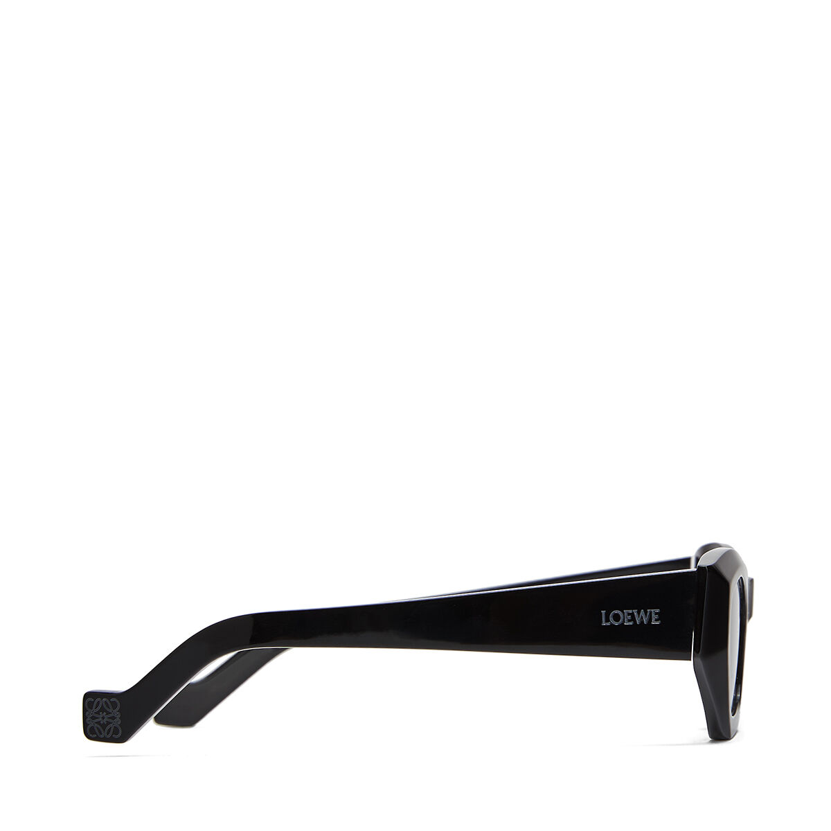 LOEWE Geometric Cateye Sunglasses Black/Blue front