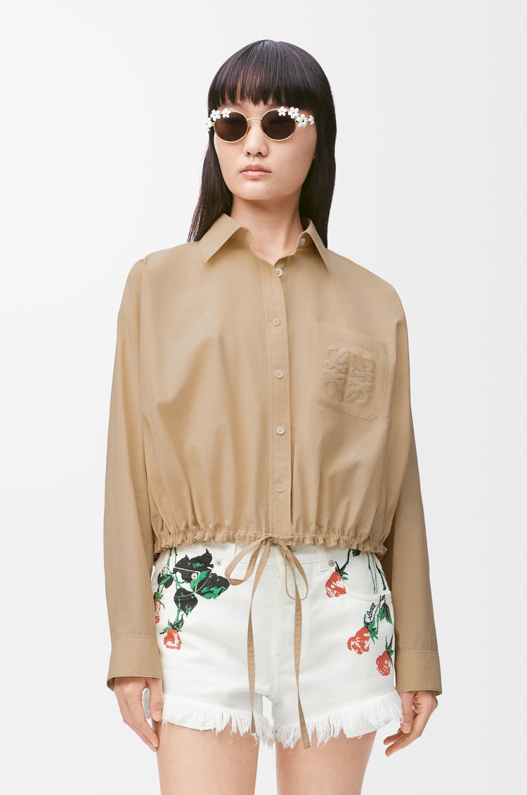 LOEWE Shirt in cotton blend Light Beige
