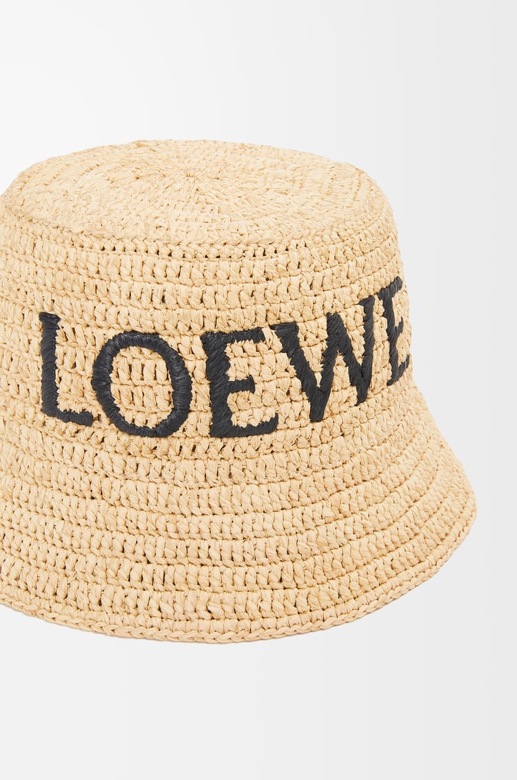 LOEWE Sombrero de pescador en rafia Natural