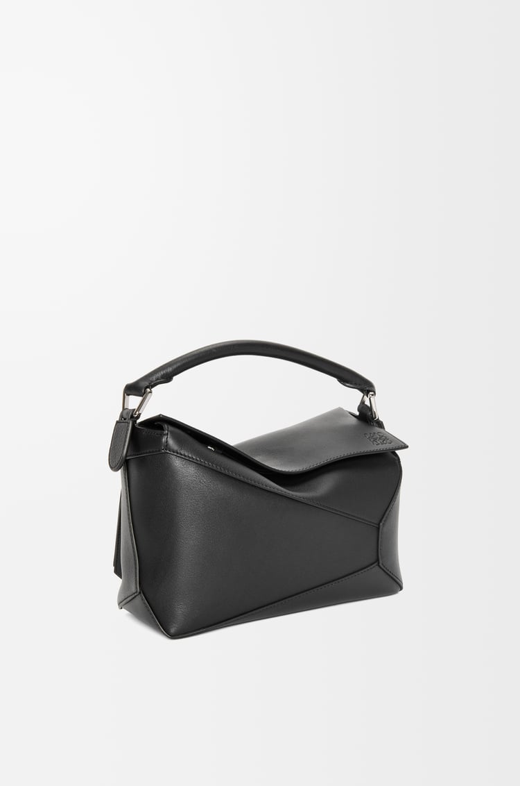 LOEWE Small Puzzle Edge bag in classic calfskin Black