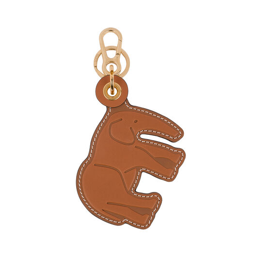 LOEWE Charm Elefante Piel Bronceado/Azul Marino LOEWE Charm Elefante Piel Bronceado/Azul Marino all