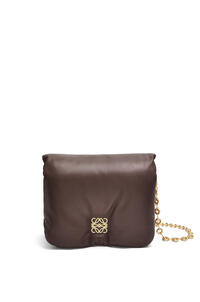 LOEWE パファー ゴヤバッグ (シャイニーナパラム) ダークチョコレート