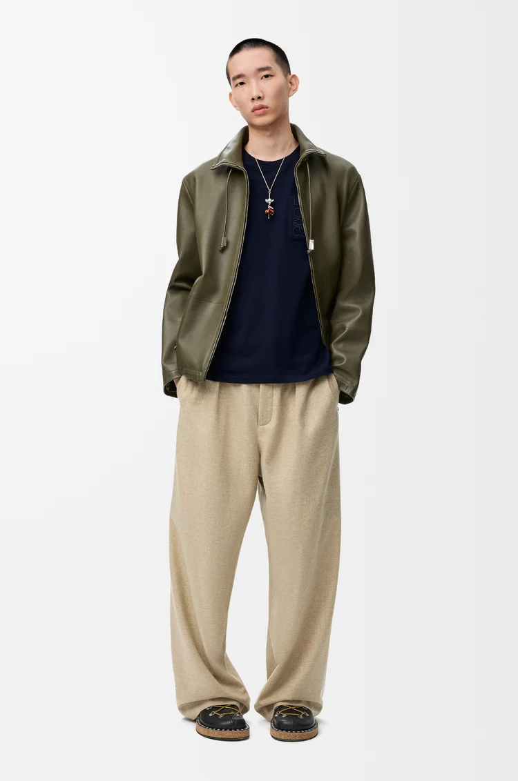 LOEWE Relaxed fit T-shirt in cotton Dark Navy