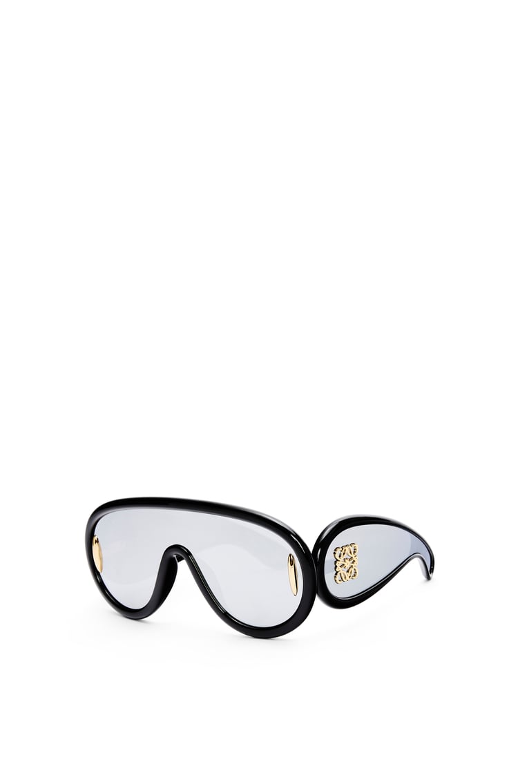 LOEWE Gafas de sol Wave mask en acetato Negro