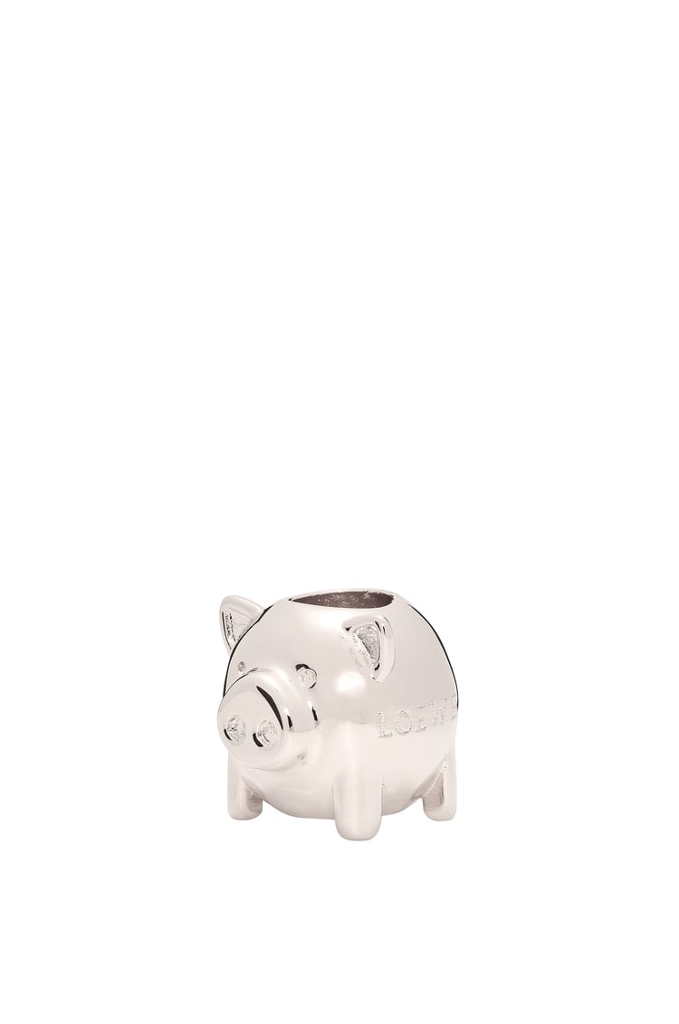 LOEWE Big animal dice in metal Palladium
