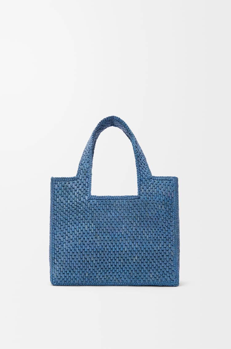 LOEWE ロエベフォント トート スモール（ラフィア） ライトブルー