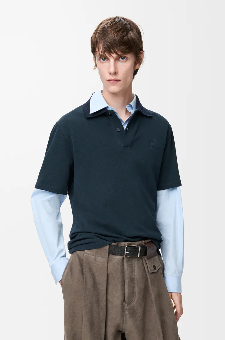 LOEWE エッセンシャルベルト（サプルグレインカーフ） ブラック/ヴィンテージパラジウム