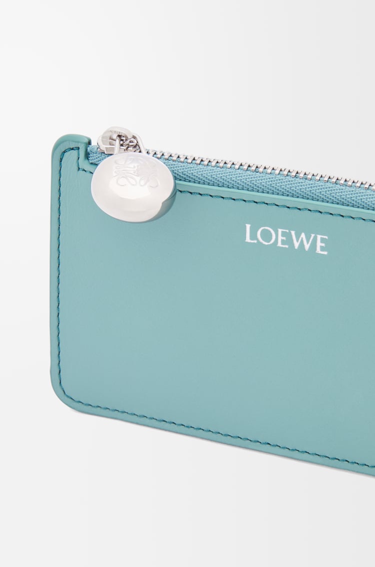 LOEWE Pebble coin cardholder in shiny nappa calfskin Water