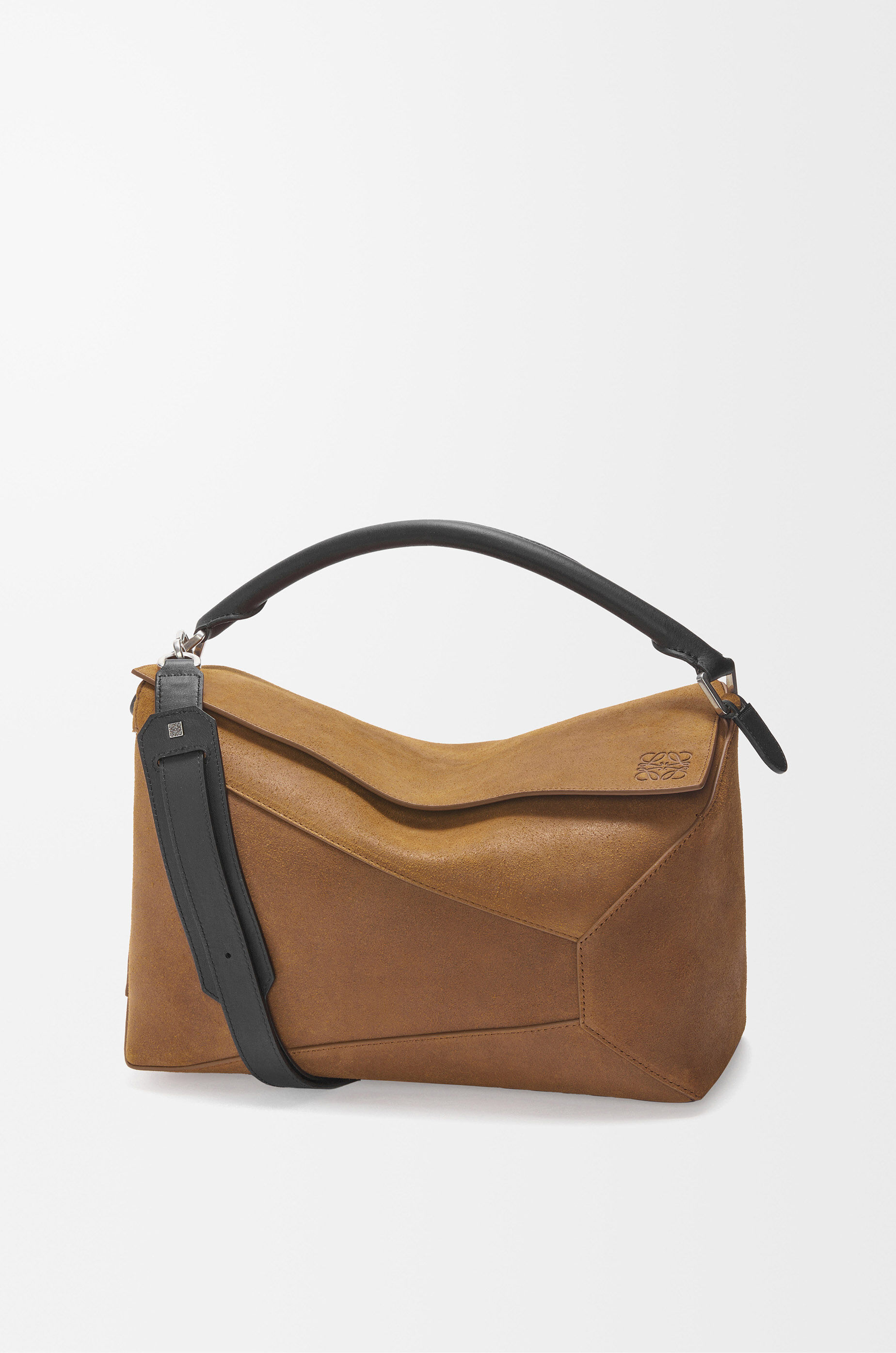 パズルバッグ ラージ（プレススエード） コニャック - LOEWE