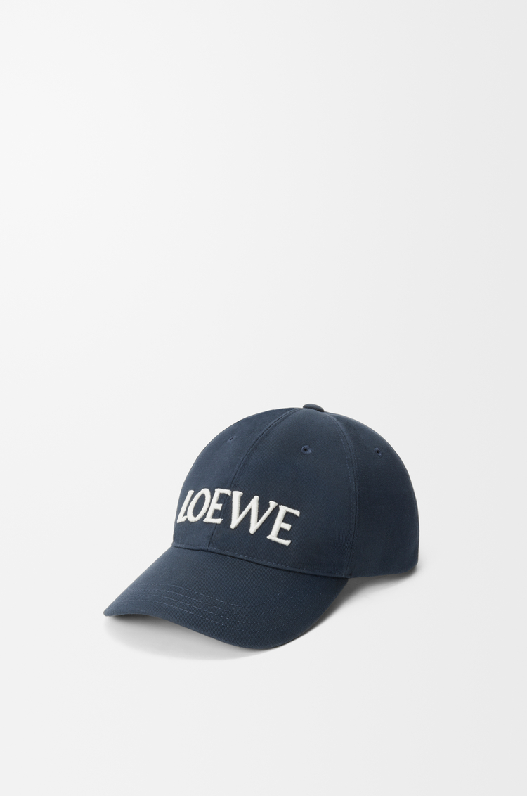 LOEWE LOEWE cap in canvas Deep Navy