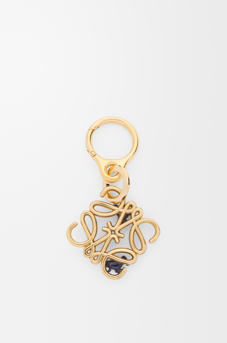 LOEWE 青蛙 Anagram 挂饰 Gold/Blue