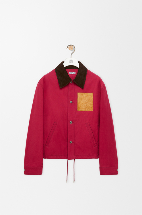LOEWE Workwear jacket in cotton Red