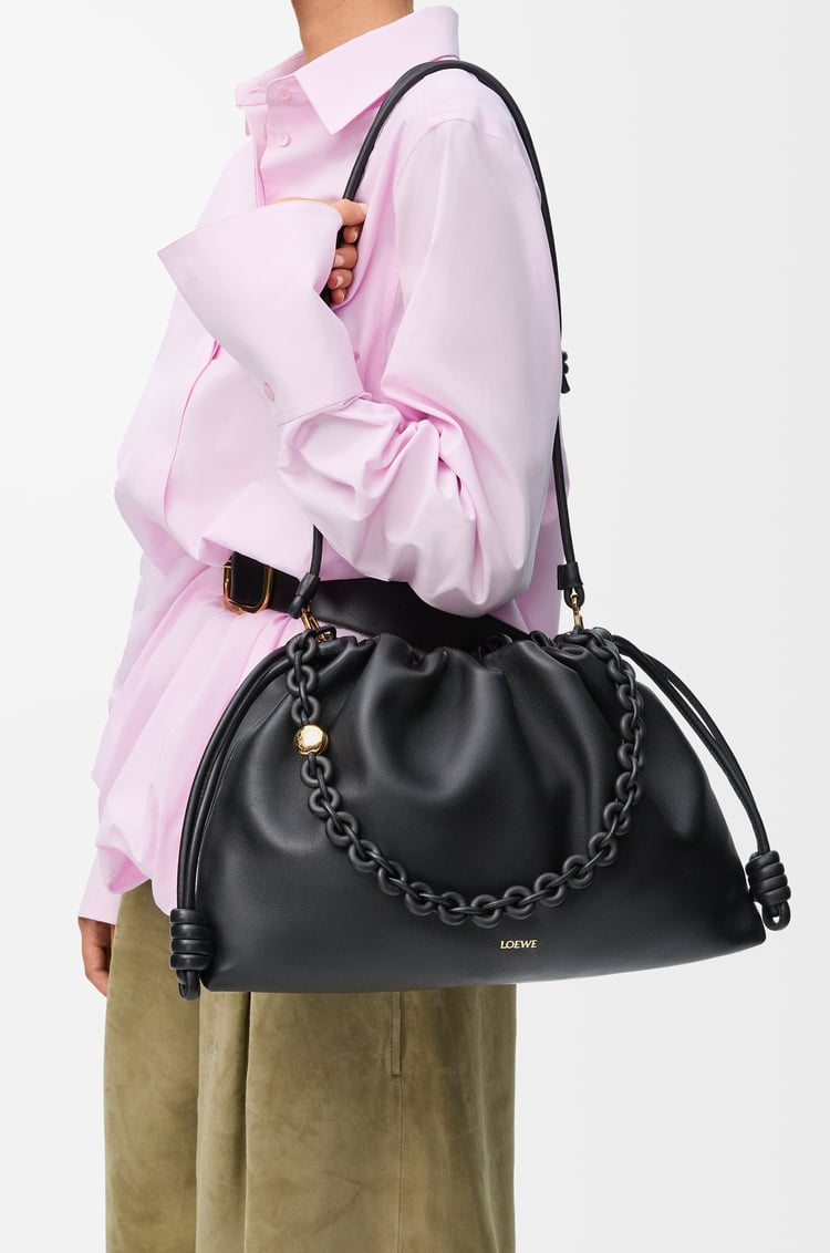 LOEWE フラメンコパース ラージ（メローナパラム） ブラック