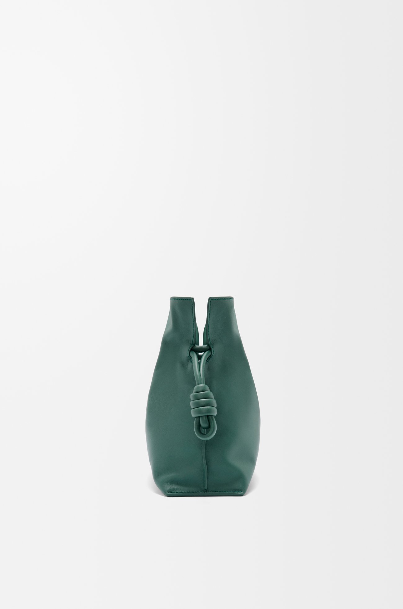 LOEWE 中型納帕小牛皮 Flamenco 手拿包 香根草色