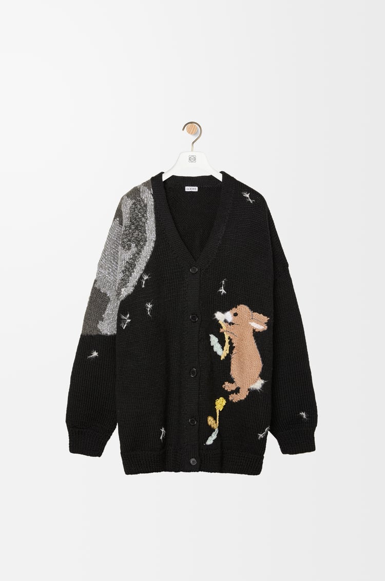 LOEWE Cardigan in wool Black