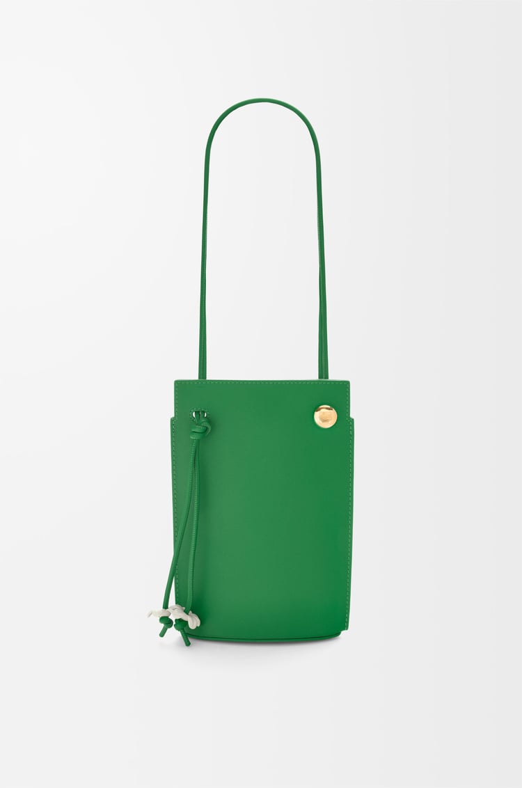 LOEWE ペブル ダイス ポケット（クラシックカーフ） トロピカルグリーン/ホワイト