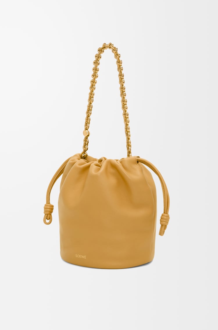 LOEWE Flamenco purse bucket in mellow nappa lambskin Sahara