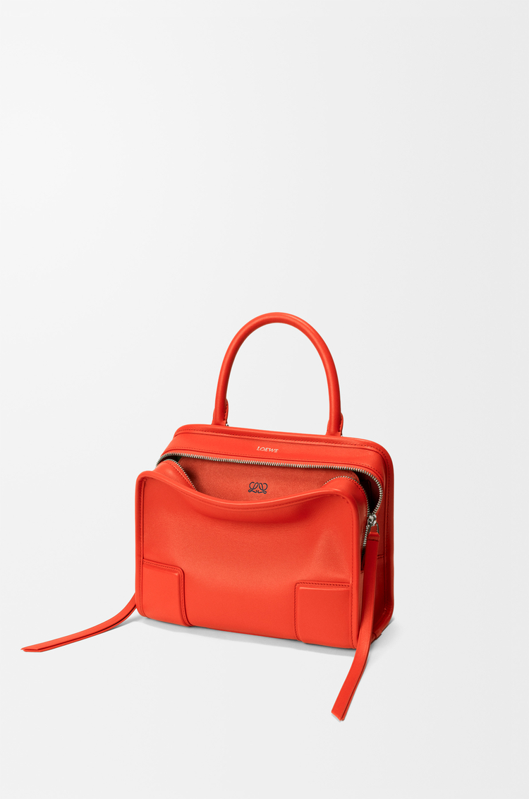 LOEWE Small Amazona 180 bag in soft calfskin Sunrise Orange