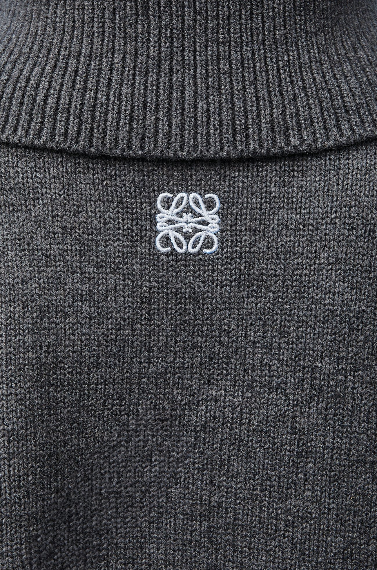 LOEWE 羊毛 Polo 毛衣 混合灰色