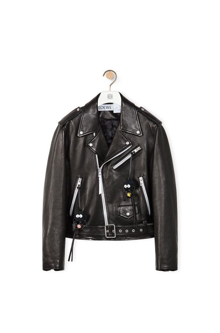 LOEWE Kaonashi biker jacket in nappa Black pdp_rd