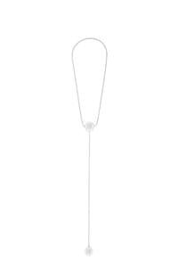 LOEWE Anagram Pebble necklace in sterling silver Silver