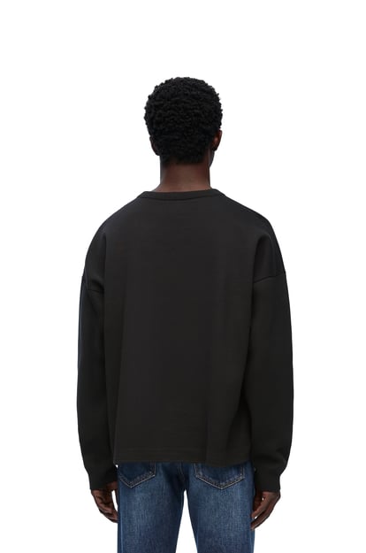 LOEWE セーター（コットン&レーヨン） ブラック plp_rd