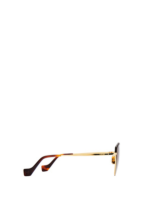 LOEWE Metal butterfly sunglasses Gradient Brown/Endura Gold plp_rd