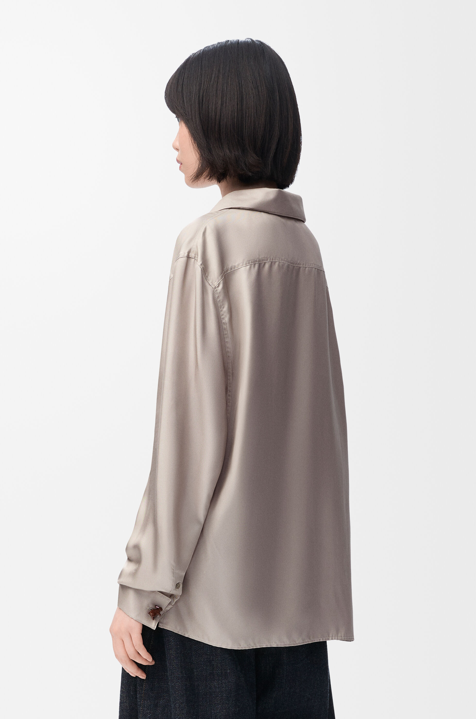 シャツ（シルク） ベージュ - LOEWE