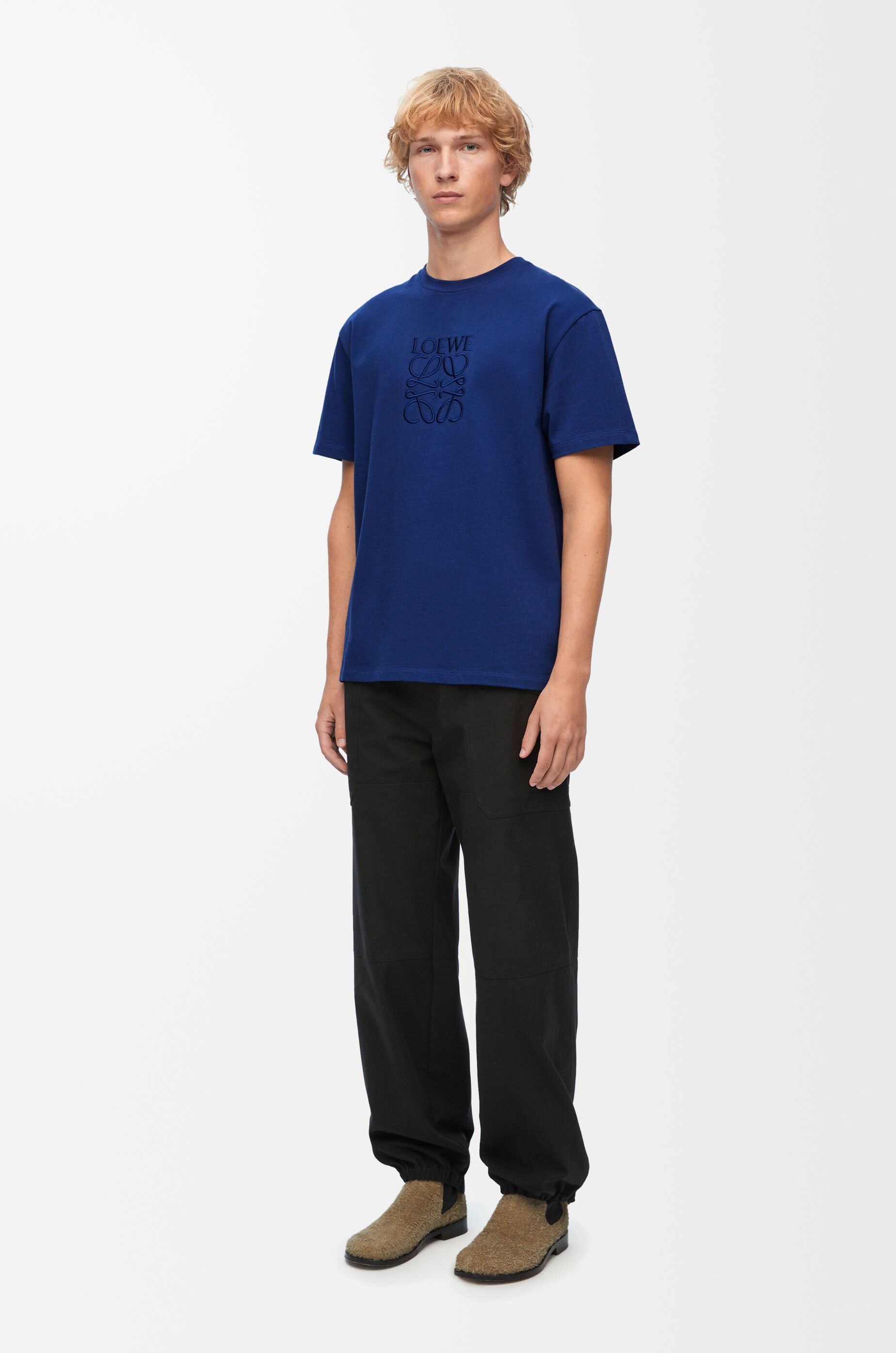 優先配送 新品 Loewe Lサイズ平野紫耀 Tシャツ レギュラーフィット ロエベ Tシャツ/カットソー(半袖/袖なし)