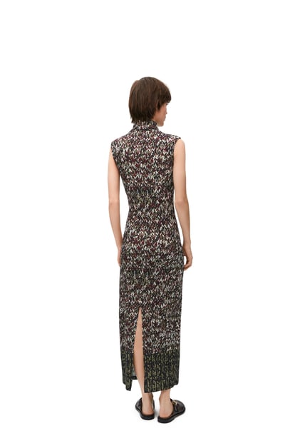 LOEWE チューブ ドレス（コットン） カーキグリーン/マルチカラー plp_rd