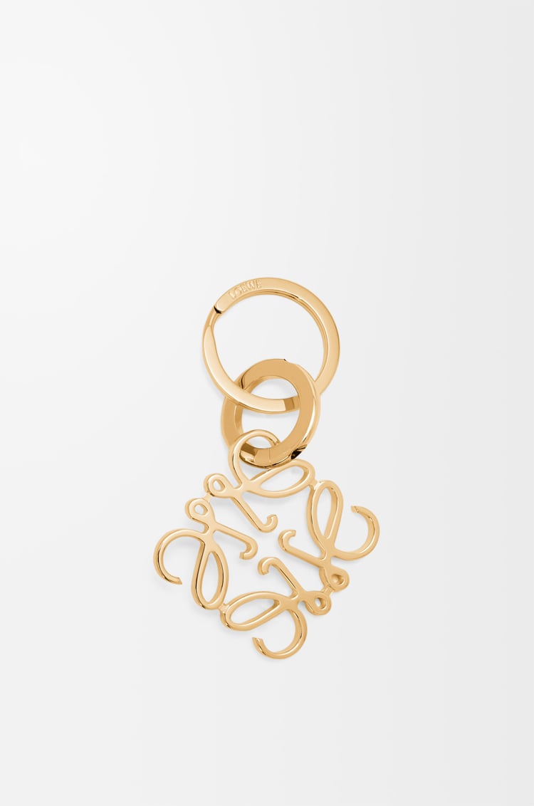 LOEWE Anagram keyring Gold