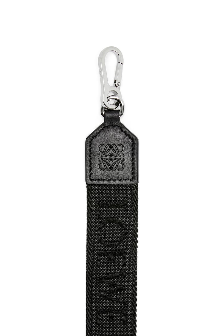 LOEWE LOEWE strap in cotton and calfskin Black