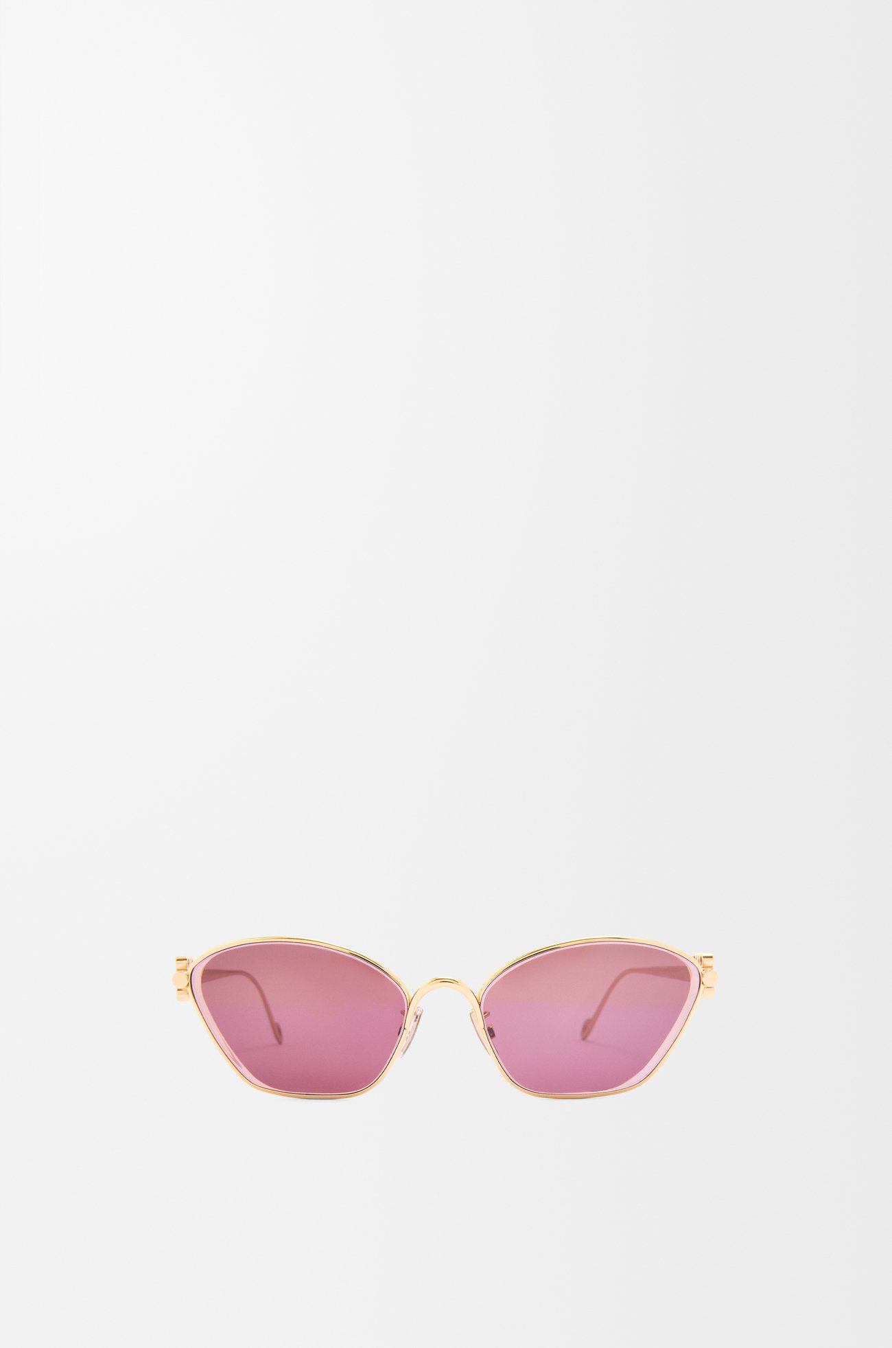 LOEWE Anagram hexagonal sunglasses Burgundy