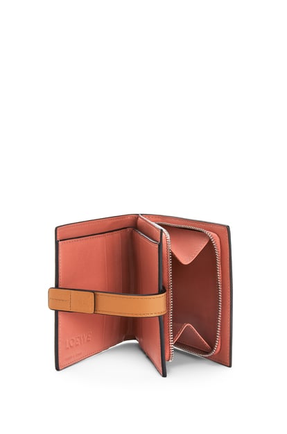 LOEWE Compact zip wallet in soft grained calfskin Light Oat/Honey plp_rd