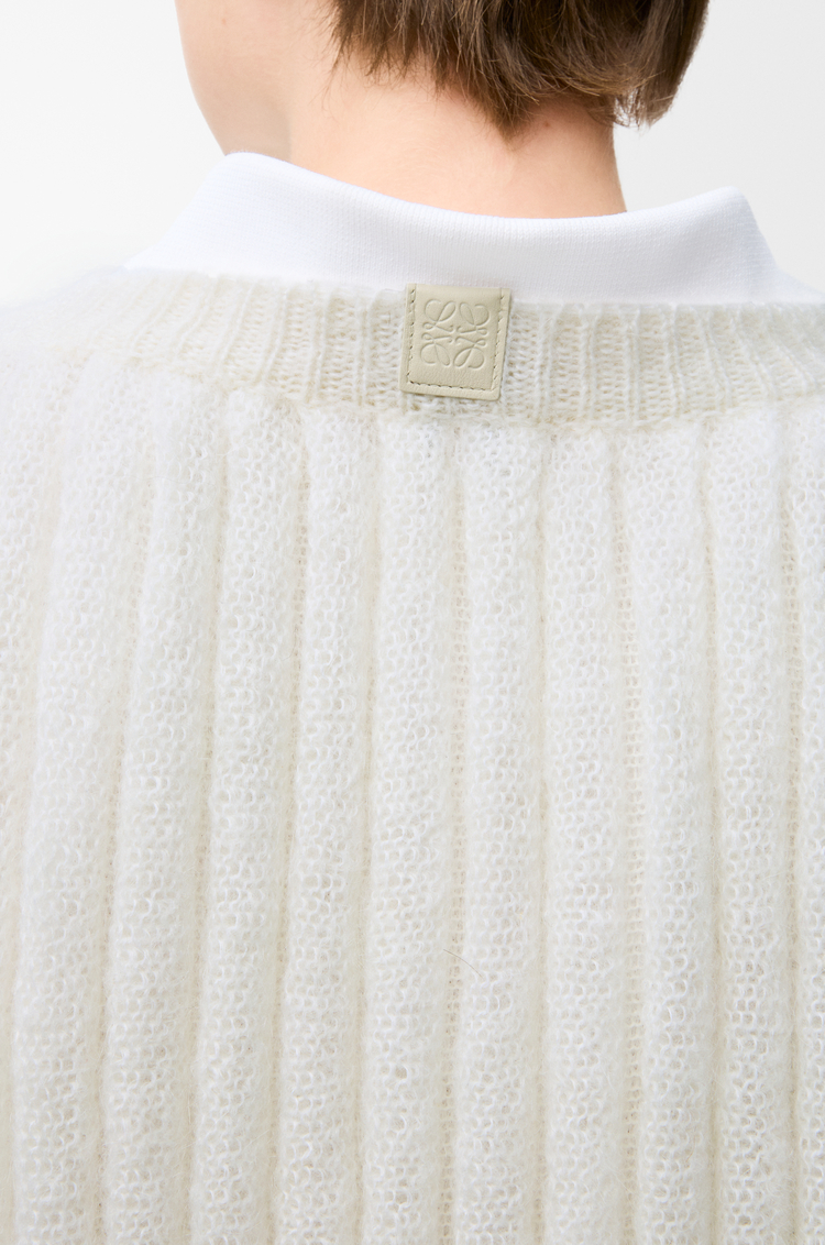 LOEWE Jersey en mezcla de mohair Blanco