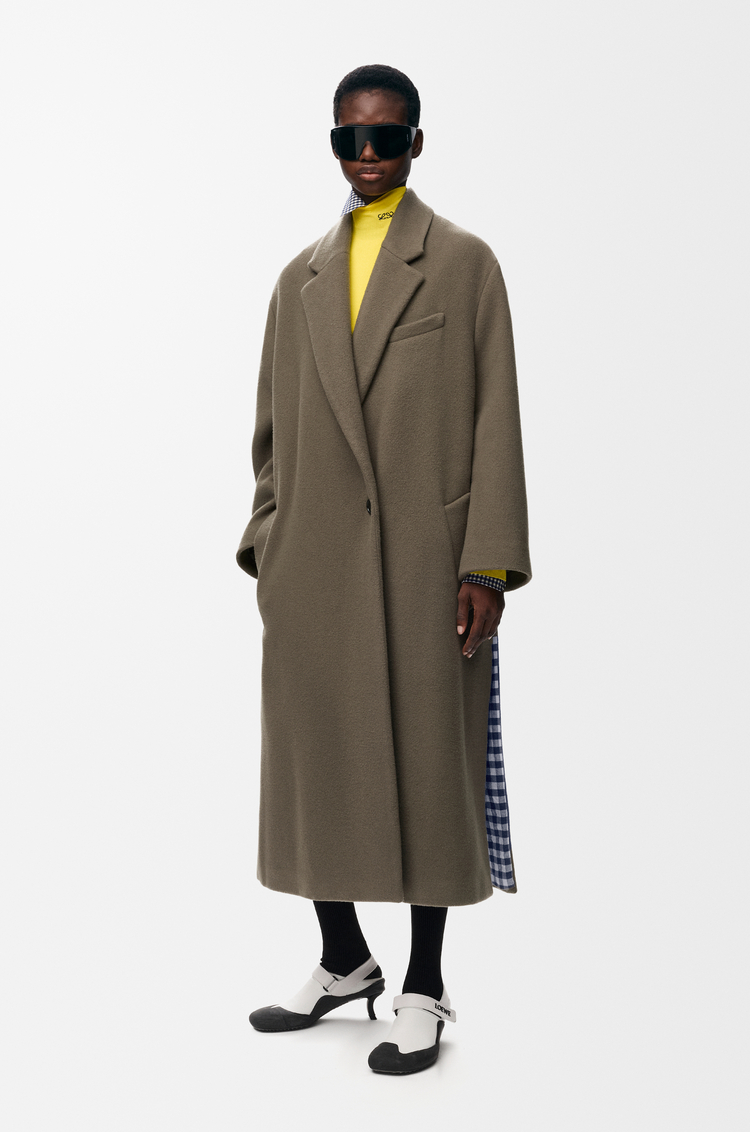LOEWE コート（ウール&カシミヤ） Taupe Grey