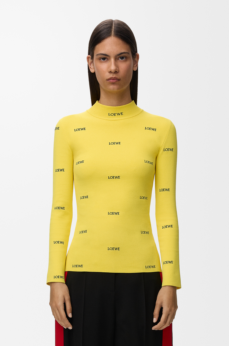 LOEWE トップス（レーヨンブレンド） イエロー