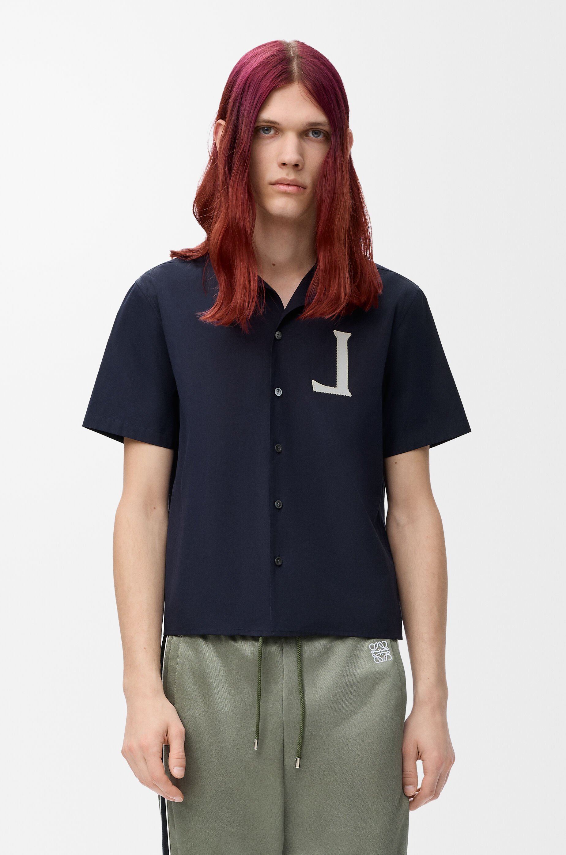 ショートスリーブ シャツ（コットン） ブルー - LOEWE