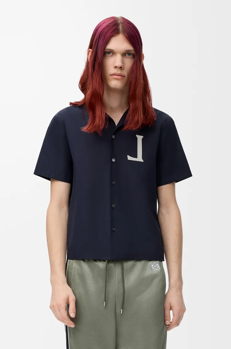 LOEWE ショートスリーブ シャツ（コットン） ダークネイビー