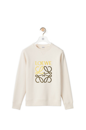LOEWE Anagram sweatshirt in cotton Ecru plp_rd