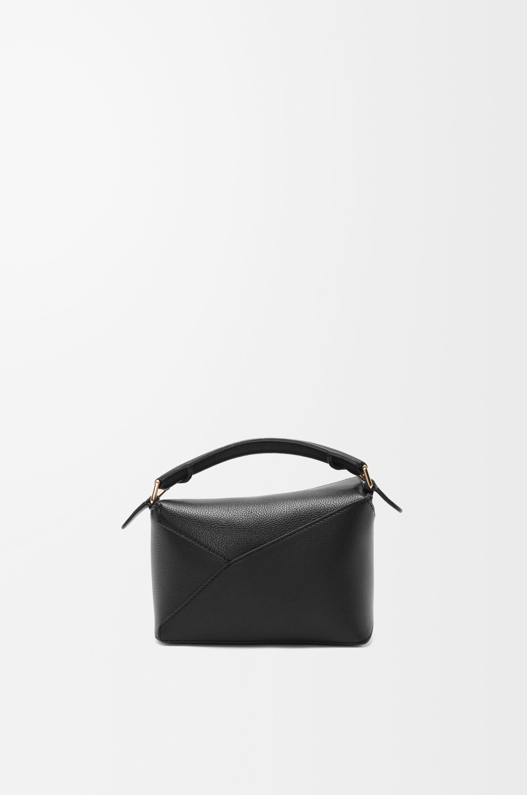 Mini Puzzle Edge bag in soft grained calfskin Black - LOEWE USA
