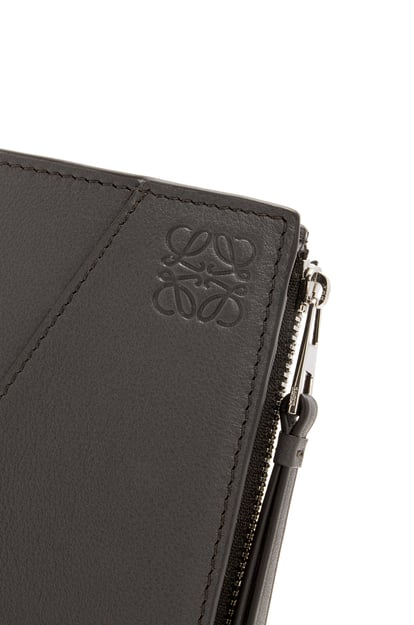 LOEWE Puzzle slim compact wallet in classic calfskin 深灰色 plp_rd