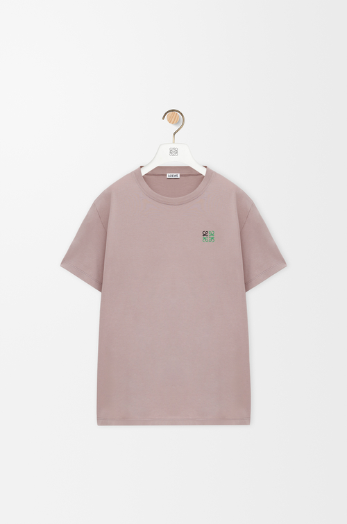LOEWE T-shirt in cotone vestibilità regular Rosa Chiaro